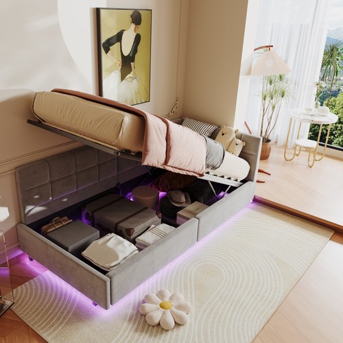 Gas lift ottoman bed frame - gas,