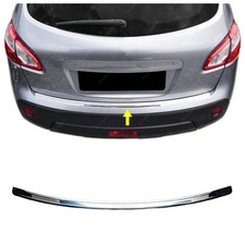 Chrome Rear Bumper Protector GLOSSY For NISSAN QASHQAI 2007 to 2013