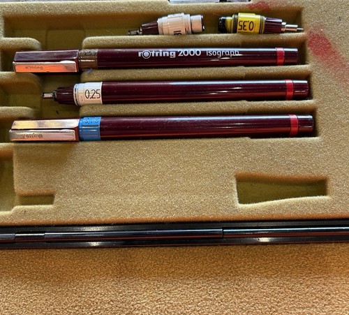 Rottring isograph pens sold - ,