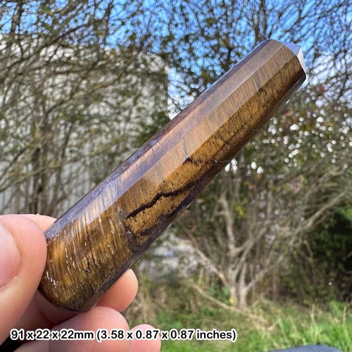 Tiger eye crystal massage wand