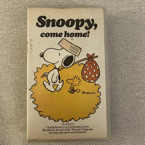 Snoopy come home vhs - come,