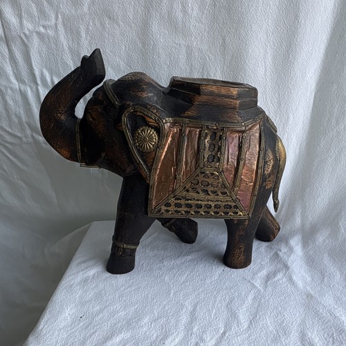Vintage indian carved wooden - vintage,