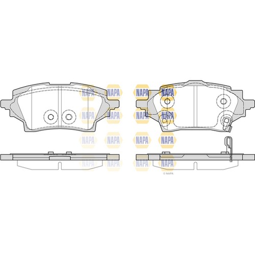 Brake pads set for toyota - pads,