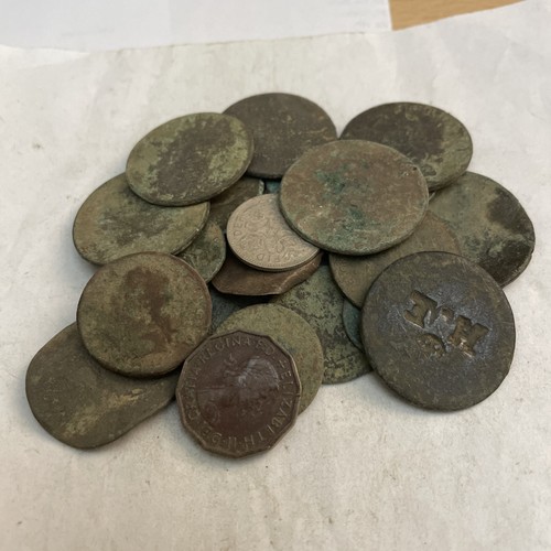 Old english coins - 25,