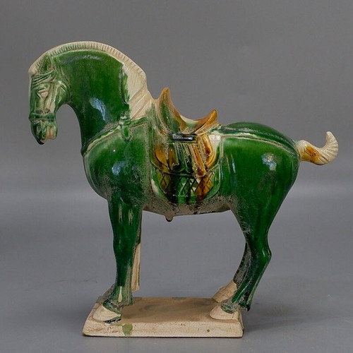 Chinese tang tri color - tri-color, glazed