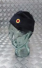 Genuine German Navy 100% Wool Flat Cap Envelope Side Cap Forage Hat - Big Sizes