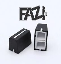 2 x BLACK RUBBER FADER CAP