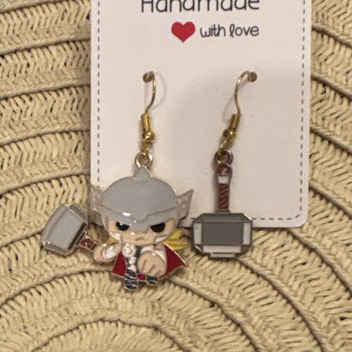 Handmade thor hammer dangle - thor,