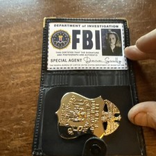 Leather I’d Film Prop FBI