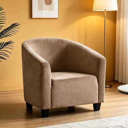Velvet tub chair cover stretch - cover,