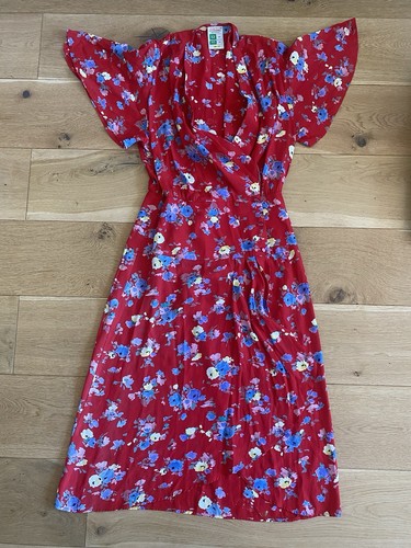 Vintage red long - vintage, wrap