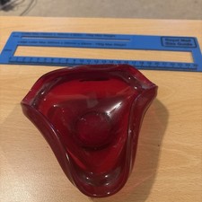 Murano Red Glass Studio Art