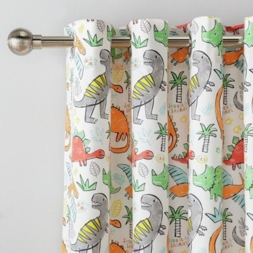 Dinosaur printed curtains 168 - dinosaur,