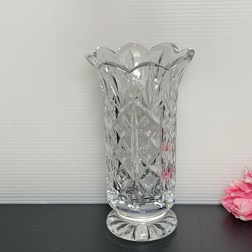 Waterford vtg crystal vase - waterford,