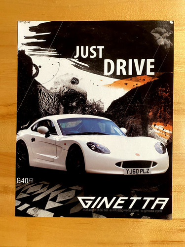 2011 print porsche ginetta - print, ad