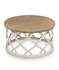 Farmhouse Coffee Table, 76 cm Round French Country Coffee Table