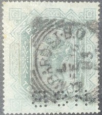 Stamp 1874 sg128 - qv,
