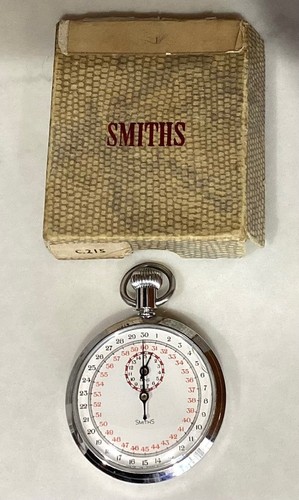 Vintage smiths stopwatch with - stopwatch,