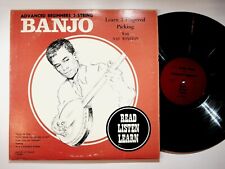 Advanced Beginners 5-String Banjo Nat Winston LP Learn 3 Fingered Picking