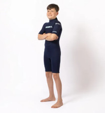 Gul Eunoia Natural Rubber 2mm Shortie Wetsuit Juniors Navy UK Size JM #REF25