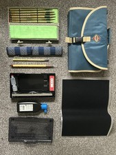 Akashiya Japanese Calligraphy Set 8 Brushes And Ink in Box And Case