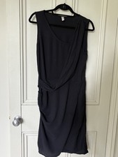 Womens Black Handwritten Dress By Tanya Sarne  (formerly Ghost)  Size S