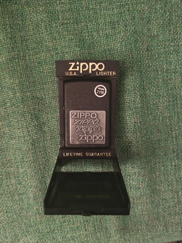 Black crackle silver zippo - silver,