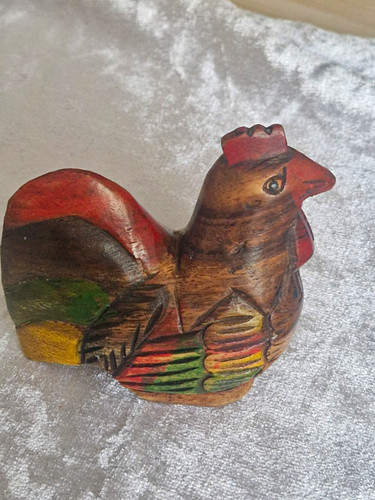 Vintage hand carved wooden - hand,