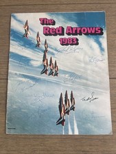 Red arrows 1983 signed program - arrows,