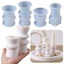 Roman Pillar Holder Molds Candlestick Silicone Molds Plasters Moulds
