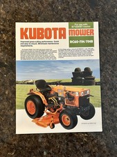 Kubota Mower Deck Leaflet. For