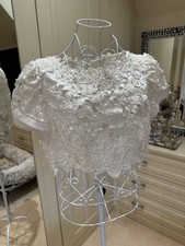 wedding bridal bolero ivory 10 - 12 Size.
