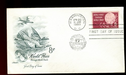 Usa 1959 world peace through - usa,