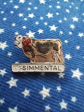Vintage Simmental Cattle  Badge (A411)