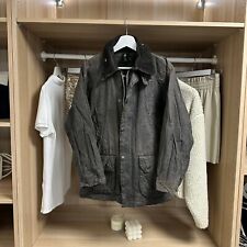Barbour Mens Bedale Utility Wax Oil Jacket Coat Size 34" 86 cm Grey A104 *READ*