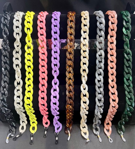 Chunky acrylic chain - chunky, link
