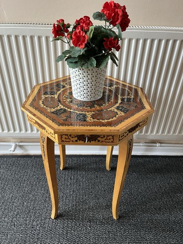 Vintage wooden octagonal - vintage,