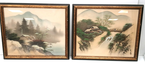 Set vintage framed - set,