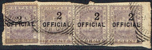 British guiana 1881 12c - 2, on