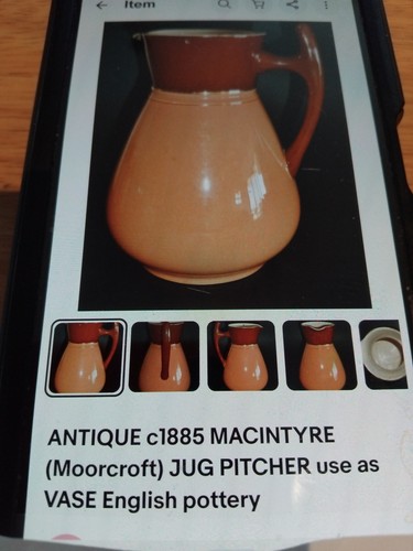 Moorcroft pitcher jug - ,, william