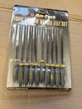 AM-TeCH 140mm Needle File Set Jewellery Repair Modelling Set In Packet, Unused