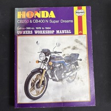 Honda CB250 & CB400 N Super Dreams Haynes Workshop Manual 78-84