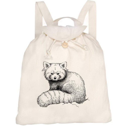 Red panda portrait canvas - panda, portrait'
