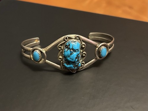 Vintage navajo old pawn cuff - old,