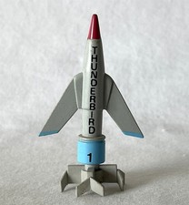 THUNDERBIRDS Thunderbird 1 Plastic Toy Rocket Spacecraft 1992 ITC ENT GRP #R170