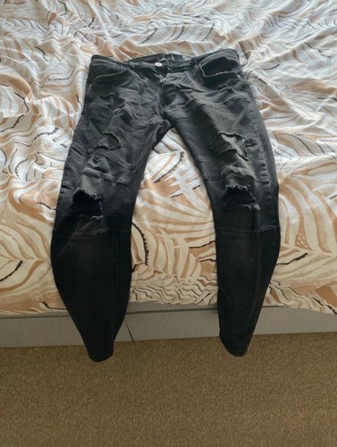 Condemned nation ripped jeans - nation,