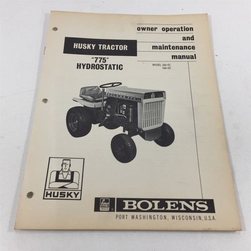 Bolens husky 775 tractor - bolens,