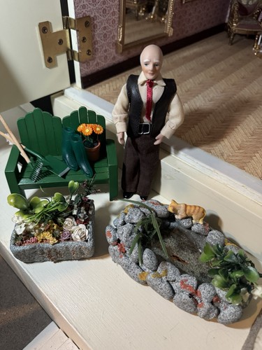 Dollshouse scale garden - dollshouse,