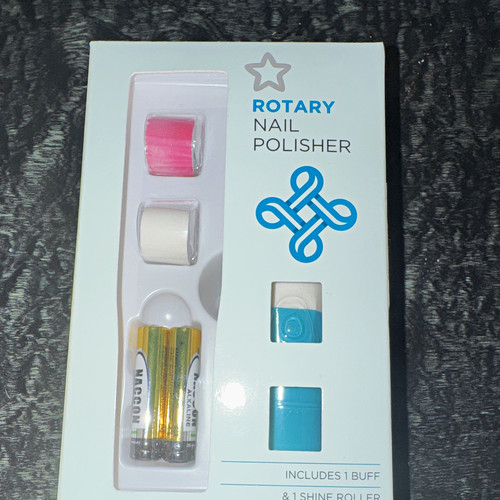 Rotary nail buffer - nail,
