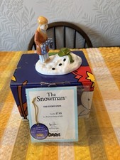 Coalport, The Snowman - The Story Ends , Boxed & Certificate #3748 - 5000